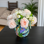 Artistic Painted Starry Night Resin Planter – Styling Bouquet Options