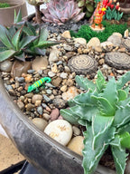 Mini Glass Lizard Figurine – Succulent Planter Accent & Kit Add-On