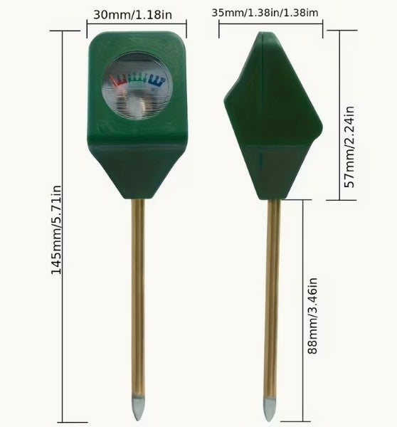 Mini Soil Moisture Meter - Shallow Pots - Succulent Life Saver!