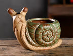 Elephant Succulent Planter with Drainage Hole – Small Ceramic Animal Plant Pot Gift