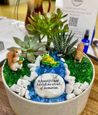 "A Beautiful Soul" Memorial Keepsake Stone – White Marble